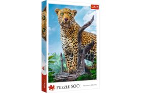 Puzzle trefl 500 leopard in savana