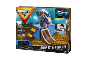 Monster jam set cascadorii in container alien invasion