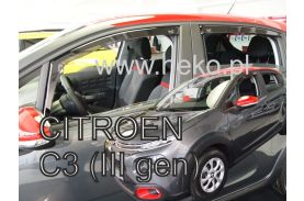 Paravanturi Heko Compatibile CITROEN C3 2016-Prezent Hatchback - fata si spate