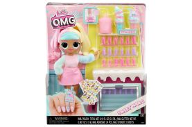 L.o.l. surprise! omg sweet nails candylicious sprinkles shop set papusa cu accesorii