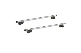 Sistem bare transversale Hakr Aluminiu gri pentru VOLVO XC90, 5 usi SUV, an fabricatie 2002 - 2015, Sistem cu prindere pe bare longitudinale, picior HK0013