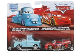 Cars3 set 2 masinute metalice drift party mater si dragon fulger mcqueen