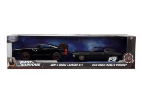 Jada fast and furious set masinute metalice dodge charger rt si dodge charger widebody scara 1:32