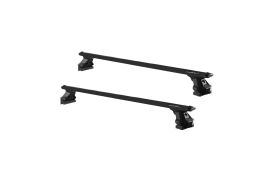 Sistem Bare transversale Green Valley RAPIDO aluminiu Crossbar Vento negre pentru Skoda Fabia (6Y) 5 usi Hatchback, model 1999-2007, Sistem cu prindere in puncte fixe