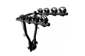Suport pentru 4 biciclete, Peruzzo Arezzo 667/4N, cu prindere pe carligul de remorcare, Negru