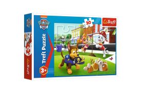 Puzzle trefl 30 patrula catelusilor catei in actiune