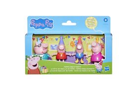 Peppa pig set figurine petrecere in familia pig