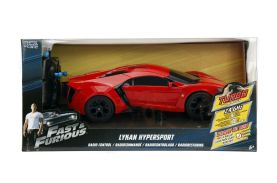 Masinuta metalica cu telecomanda fast furious rc lykan hypersport scara 1:16