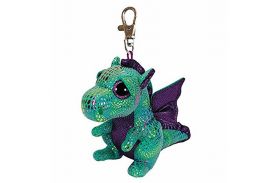 Plus breloc ty 8.5cm boos dragon verde