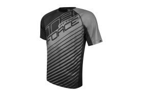 Tricou Force MTB Attack negru/gri XS