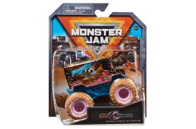 Monster jam masinuta metalica glaze machine scara 1 la 64