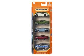 Matchbox set 5 masinute metalice autobahn express ii scara 1:64