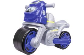 Big premergator motocicleta de politie cu roti din cauciuc