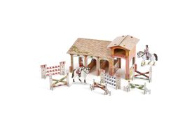 Papo figurina set poney club-boxa carton+4 figurine