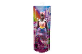 Barbie dreamtopia papusa printesa cu par corai