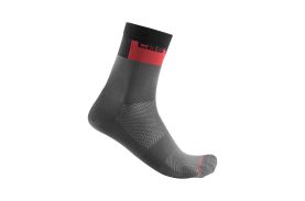 Sosete Castelli Blocco 15 Antracit/Negru/Rosu L/XL 40-43