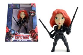 Marvel figurina metalica black widow 10 cm