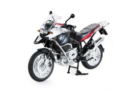 Motocicleta metalica  bmw rs1200 gs rosu scara 1 la 9