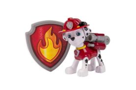 Figurina si insigna paw patrol marshall pompier 6.3 cm