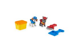 Patrula catelusilor echipa rubble set 2 figurine charger si wheeler