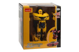 Masinuta metalica convertibila rs galbena cu scara 1 la 32