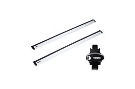 Bare transversale Thule Rapid System Wingbar Evo pentru VAUXHALL Combo, 4 usi Van, model 2019 - prezent, Sistem cu prindere in puncte fixe