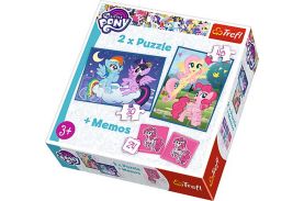 Puzzle trefl 2in1 memo despre prietenie
