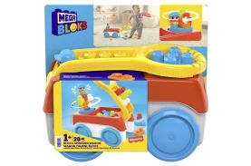 Mega bloks set de constructie 20 piese caruciorul care se invarte