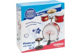 Bontempi set tobe de metal 4 piese rosu