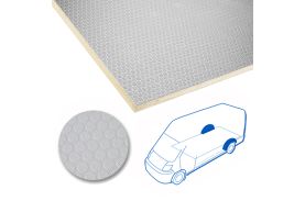 Acoperitoare roata KoskiCrown gri argintiu de 12mm pentru TOYOTA Proace L3 model 2016 - 2018, cu tractiune fata