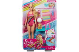Papusa barbie inotatoare
