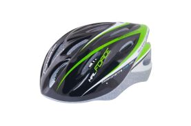 Casca Force Hal negru/verde/alb L-XL (58-62 cm)