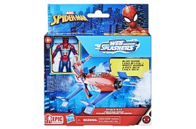 Spiderman set vehicul hydro jet si figurina spider man 10cm