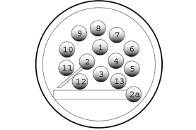 Kit electric cu 13 pini, marca Brink, pentru Fiat Doblo Cargo (263_) Box Body/MPV, an fabricatie 01.02.2010 - prezent