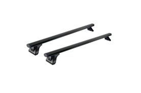 Sistem de 2 bare transversale aluminiu CRUZ 925-101 Alu Cargo Dark AF pentru Nissan NV250 L2 (I - rear doors) (2019-->) cu puncte fixe