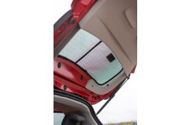 Parasolare Carshades Compatibile RENAULT Zoe 2012-Prezent Hatchback – set complet (uși spate + geamuri laterale fixe)