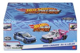 Hot wheels set 2 masinute metalice pull back camaro zl1 2022 si lolux 1:43