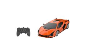 Masina cu telecomanda lamborghini sian portocaliu cu scara 1 la 24