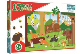 Puzzle trefl 15 maxi animale salbatice