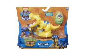 Patrula catelusilor set figurina catelus chase si dinozaurul t-rex
