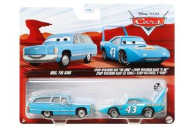 Cars3 set 2 masinute metalice mrs. the king si dinoco the king