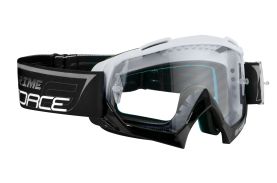 Ochelari Force GRIME negri lentile transparente + 10 tear offs