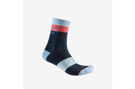 Sosete Castelli Velocissima 2 Thermal Bleumarin/Bleu/Corai S/M 35-38