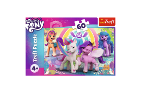Puzzle trefl 60 piese my little pony poneii minunati