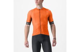 Tricou cu maneca scurta Castelli Entrata VI Portocaliu/Antracit L