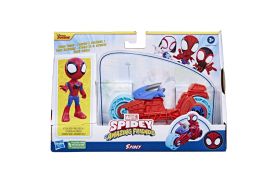 Spidey prietenii extraordinari set motocicleta si figurina spidey 10cm