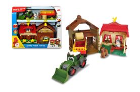 Ferma cu tractor si remorca