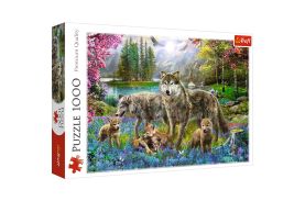 Puzzle trefl 1000 familie de lupi