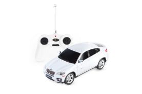 Masina cu telecomanda bmw x6 alb cu scara 1 la 24