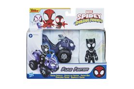 Spidey prietenii extraordinari set vehicul si figurina black panther